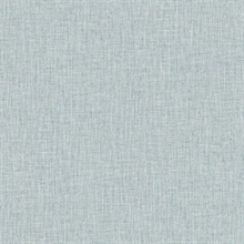 Sky Blue Tweed Woven Linen Wallpaper