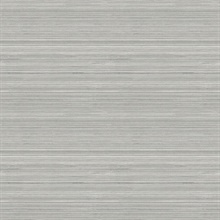 Skyler Grey Horizontal Striped Weave Wallpaper