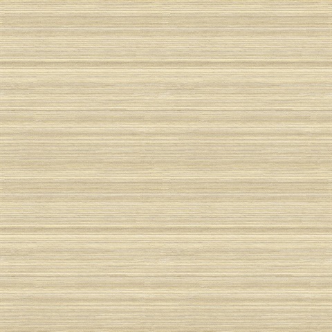 Skyler Khaki Horizontal Striped Weave Wallpaper