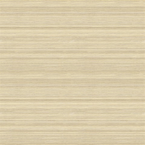 Skyler Khaki Horizontal Striped Weave Wallpaper