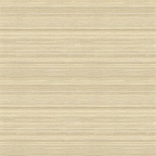 Skyler Khaki Horizontal Striped Weave Wallpaper