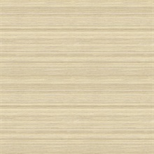 Skyler Khaki Horizontal Striped Weave Wallpaper