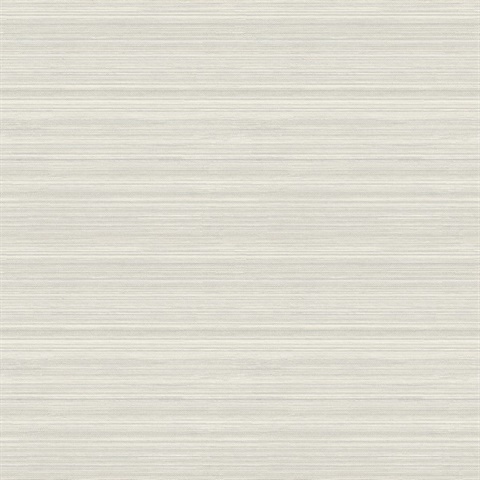 Skyler Light Grey Horizontal Striped Weave Wallpaper