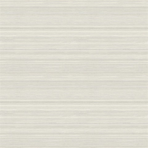 Skyler Light Grey Horizontal Striped Weave Wallpaper