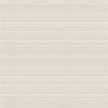 Skyler Light Grey Horizontal Striped Weave Wallpaper
