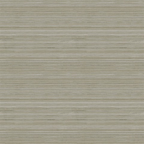 Skyler Olive Horizontal Striped Weave Wallpaper