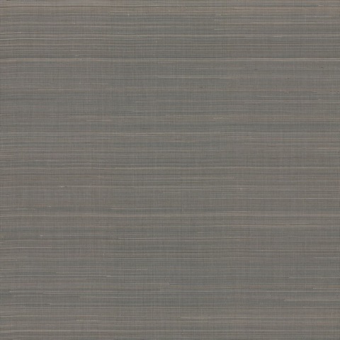 Abaca Weave Charcoal Wallpaper