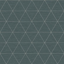 Slate Blue Ridge Geometric Triangles Wallpaper