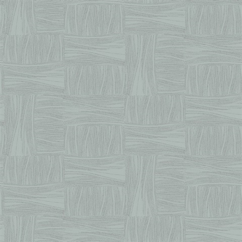 Slate Blue Wicker Dot Geometric Rectangular Wallpaper