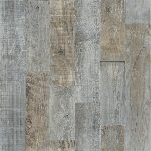 Slate Chebacco Slate Wooden Planks Wallpaper