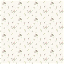 Small Sprigs Green Wallpaper