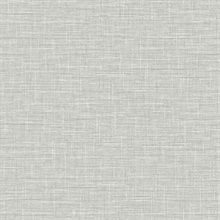 Smoke Grasmere Crosshatch Tweed Weave Wallpaper
