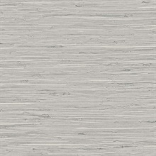 Smoke Marion Faux Arrowroot Cloth Wallpaper