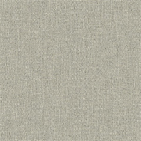 Smoke Tweed Woven Linen Wallpaper