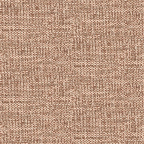 Snuggle Coral Large Woven Texture Texture Wallpaper