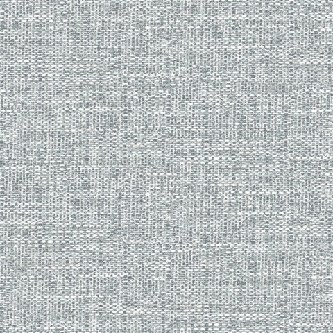 Snuggle Grey Large Woven Texture Texture Wallpaper