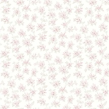 Sofiane Pink Botanical Trail Wallpaper