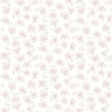 Sofiane Pink Botanical Trail Wallpaper