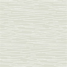 Soft Green Textured Plaster Line Horizon Wallpaper