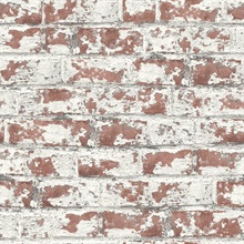 Soho Brick Brick Terra Cotta Peel and Stick Wallpaper