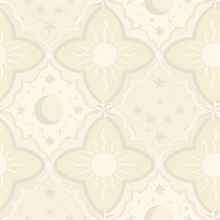 Sol & Mane Beige Wallpaper
