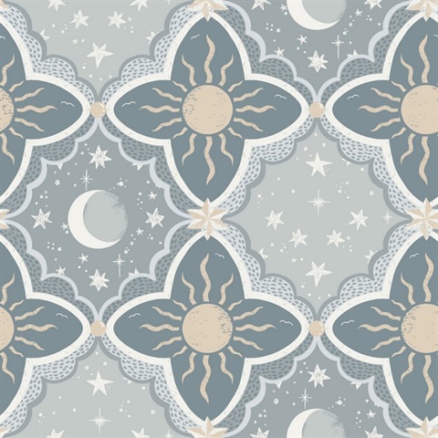 Sol & Mane Blue Wallpaper