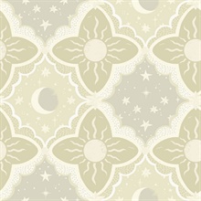 Sol & Mane Green Wallpaper