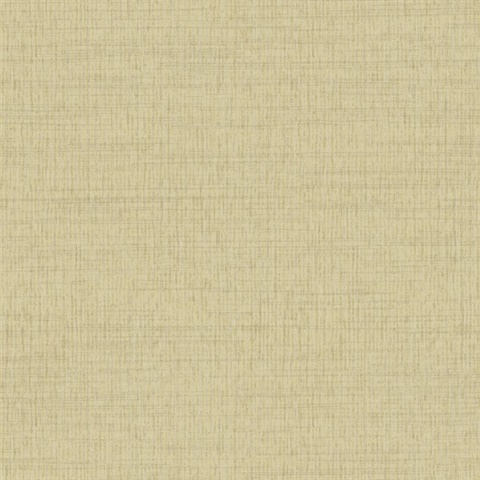 Solitude Honey Linen Textured Wallpaper