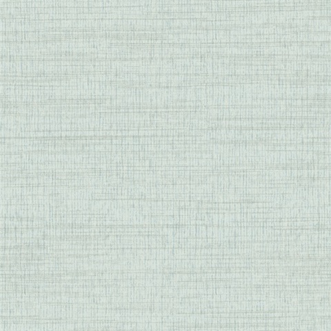 Solitude Teal Linen Textured Wallpaper
