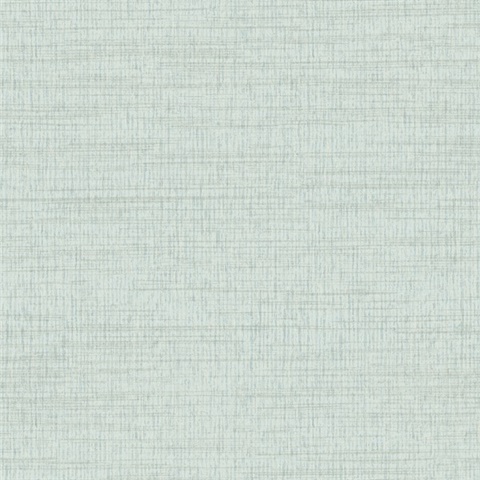 Solitude Teal Linen Textured Wallpaper