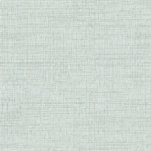 Solitude Teal Linen Textured Wallpaper