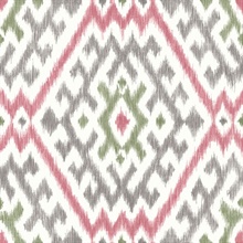 Solola Fuchsia Ikat Wallpaper