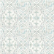 Sonoma Light Grey Beach Tile Wallpaper