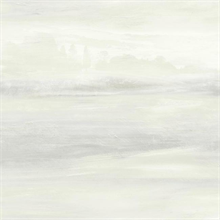 White Soothing Mists Scenic Watercolor Texture Wallpaper