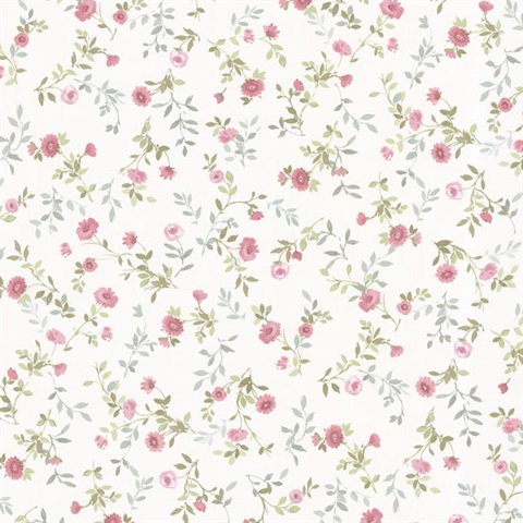 Sophie Pink Floral Toss