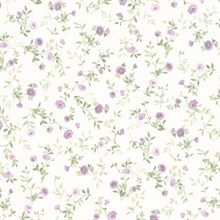Sophie Purple Floral Toss