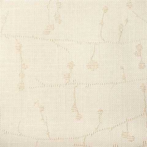 Soren Antique White Textile Wallcovering