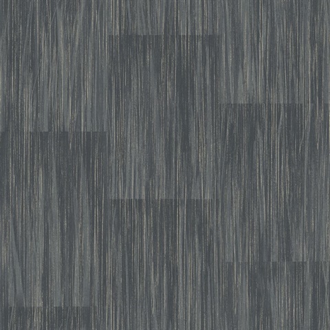 Soren Dark Grey Striated Plank Wallpaper