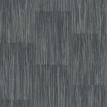 Soren Dark Grey Striated Plank Wallpaper