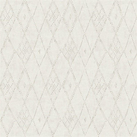 Souk Diamonds Smoke Tribal Wallpaper