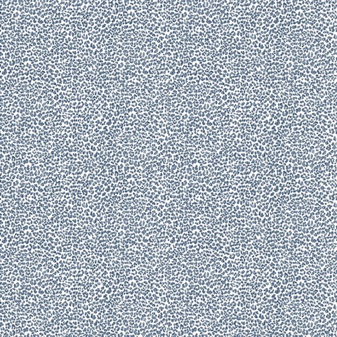 Soul Indigo Animal Print Wallpaper