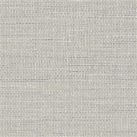 Spinnaker Grey Netting Grid Linen Weave Wallpaper