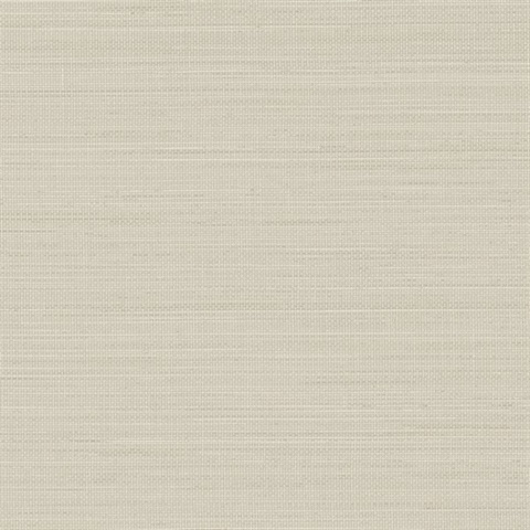 Spinnaker Light Grey Netting Grid Linen Weave Wallpaper