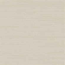 Spinnaker Light Grey Netting Grid Linen Weave Wallpaper