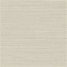 Spinnaker Light Grey Netting Grid Linen Weave Wallpaper