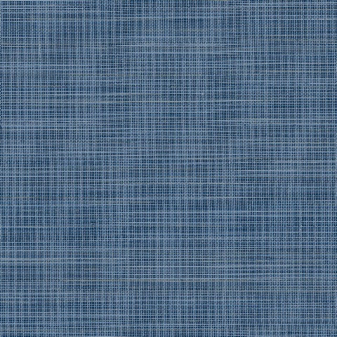 Spinnaker Navy Netting Grid Linen Weave Wallpaper