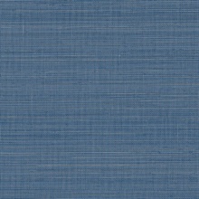 Spinnaker Navy Netting Grid Linen Weave Wallpaper