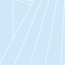 Spiral white line/sky blue