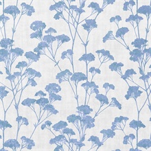 Sprig Blue Trail Wallpaper