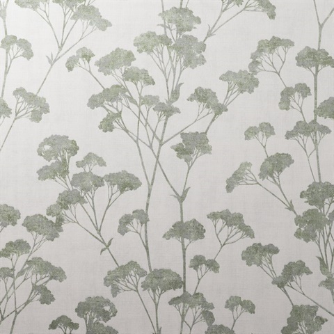 Sprig Green Trail Wallpaper